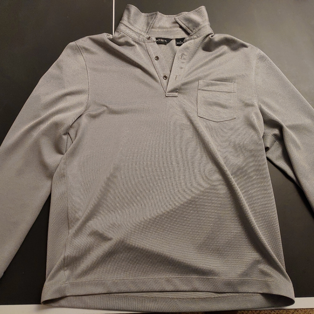 Large grey dress shirt
